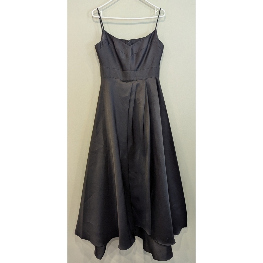 Black Halo Eve Black Maxi A-line Fit and Flare Dress Size 8